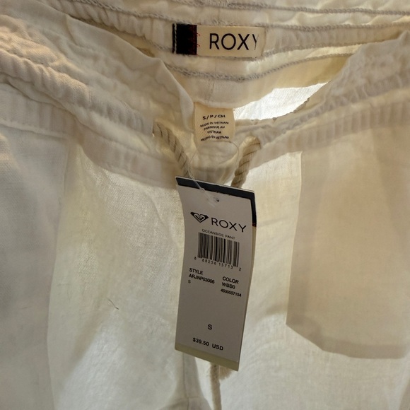Roxy Oceanside Linen Wide-Leg Pants Small - Picture 2 of 4